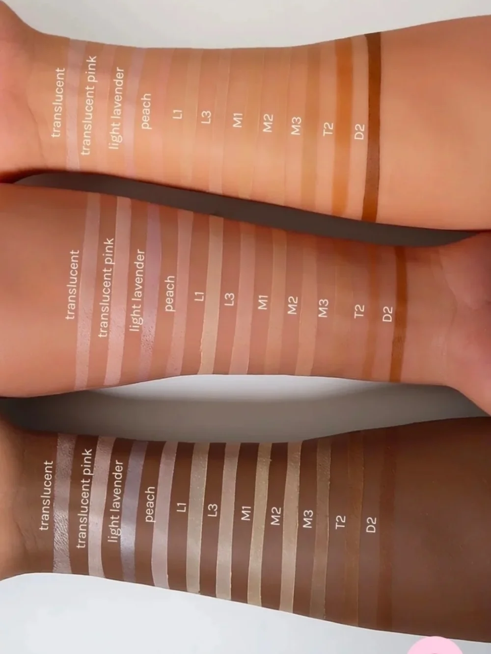 AOA Soft Touch Blurring Powder Foundation- Light Lavender BNIB